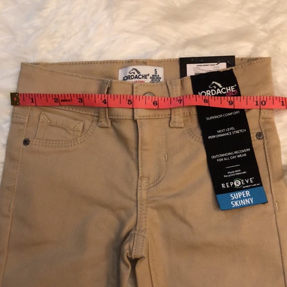 NWT Girl's Jordache Super Skinny Khaki Type Pants - Picture 7 of 12